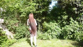 My long hair 21 henna update in the sun [upl. by Bethel]