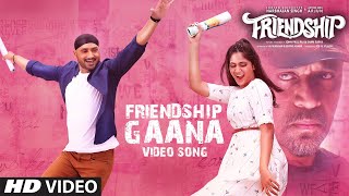 Friendship Gaana  Video Song  Harbhajan Singh Arjun Losliya Sathish  Gana Achu [upl. by Tletski]