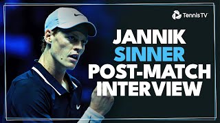 Jannik Sinner Reflects On quotPerfectquot SemiFinal vs Ruud  Nitto ATP Finals [upl. by Gradey258]