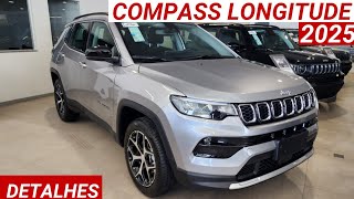 Jeep Compass longitude T270 2025 chega por R202990 recheado de equipamentos conforto e tecnologia [upl. by Vincentia]