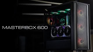 Masterbox 600 The Elegantly Simple PC Case  Cooler Master [upl. by Esorrebma666]