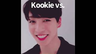 Kookie vs Jeon Jungkook bts bangtan cutebts cutejungkook btsedits [upl. by Ayhtnic]