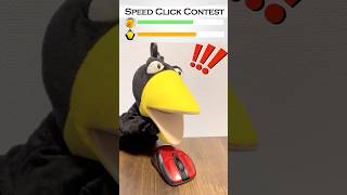 Duck VS Crow Speed Click Contest 💥 shorts comedy [upl. by Squire]