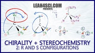 R and S Configuration Using Cahn Ingold Prelog Priority Rules Leah Fisch [upl. by Ibrek700]