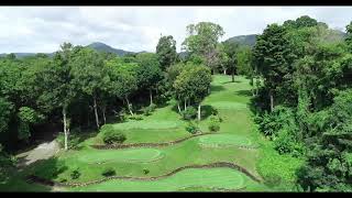 The Signature Hole 17 PAR 3 at Red Mountain Golf Club Phuket [upl. by Ehcram]