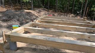 Timber Frame Floor Joists [upl. by Fayina]