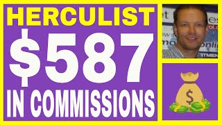 Herculist Review  58725 In Commissions  Income Proof  Free To Join [upl. by Atsyrk]