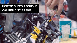 How To Bleed Magura Disc Brakes with a Double Caliper  Bowhead Reach Maintenance [upl. by Duval756]