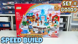 LEGO Lunar New Year quotIce Festivalquot Speed Build ⛸️ LEGO Set 80109 [upl. by Alford]