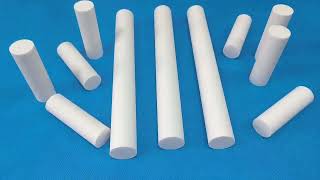 White Macor Bar Machinable Glass Ceramic Brick Pyroceram Solid Rod [upl. by Vookles]