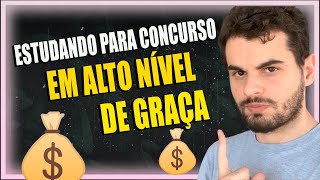 Como Estudar Para Concurso de GRAÇA Material Gratuito Para Concurso [upl. by Eltsyrhc]