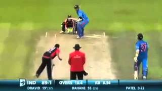 Rahul Dravid 3 sixes in row Against England [upl. by Milford]