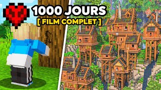 Jai SURVÉCU 1000 Jours sur Minecraft Hardcore Film complet [upl. by Mungam]