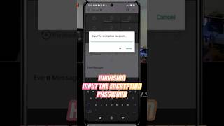 Hikvision Input The Encryption Password hikvision cctv tutorial shorts [upl. by Allemahs621]