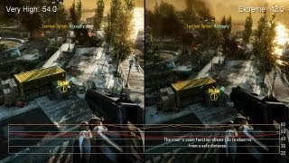 Alienware M17x R4Radeon 7970M Crysis 2 Very High vs Extreme 1080p [upl. by Wenona]