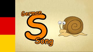 german songs for beginners with lyrics  letter SSong  german songs for children with subtitles [upl. by Noryahs]