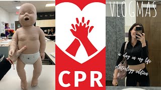 Vlogmas Day 2  CPR certification  Licensed Electrologist edition [upl. by Leroi]