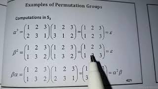 34 MTH633 Group Theory Examples of Permutation Groups [upl. by Nilekcaj751]