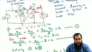 How to use node voltage method to solve a circuit [upl. by Fiorenza660]