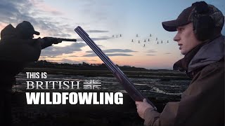 WILD GEESE SHOOTING on the British Coast [upl. by Aihsein]