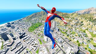 GTA 5 Spiderman Epic Jumps CompilationGTA V Fails Funny Moments [upl. by Hanna]