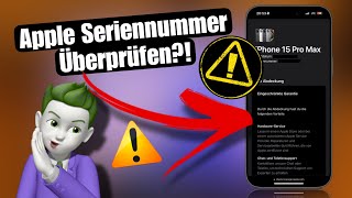 So kannst du deine Seriennummer von deinen Apple Geräten iPhone iPad etc auf Echtheit überprüfen [upl. by Koal855]