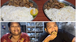 Chicken and rice Eating video Mom and son episode 1 [upl. by Aiden315]