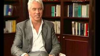 Hvorostovsky  interview in Russian part 1 of 3 [upl. by Wilmette162]