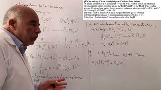 pH dun mélange dacide chlrhydrique et dhydroxyde de sodium [upl. by Eidde]