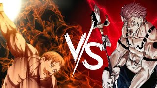 Batalha Mortal Escanor vs Ryomen Sukuna  Jump Force Mugen [upl. by Nahor301]