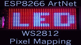 espArtNetNode v2 ws2812 Pixel Mapping [upl. by Hamilton]