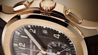 patek philippe 5968R AQUANAUT CHRONOGRAPH INTRODUCTION 5968R AQUANAUT SELFWINDING [upl. by Haleemak]