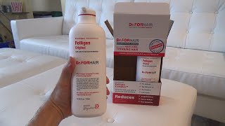 DR FORHAIR FOLLIGEN ORIGINAL SHAMPOO FOR HAIR LOSS AND THINNING HAIR UNBOXING AND CLOSER LOOK [upl. by Lambertson]