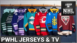 Womens Hockey Spotlight PWHL reveals jerseys broadcasting amp more Plus a Rivalry Series recap [upl. by Ydissac]