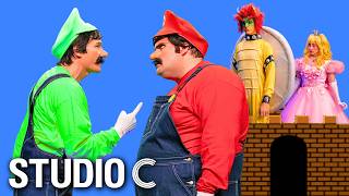 Super Mario Bros Feud  Studio C [upl. by Audris273]