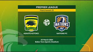 Live  Asante Kotoko vs Nations FC  PreMatch Studio Discussions  Max TV  GPLW23 [upl. by Oren]