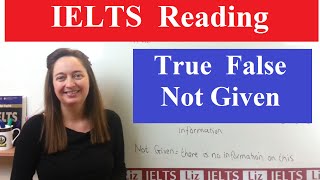 IELTS Reading Tips True False Not Given [upl. by Nesral]