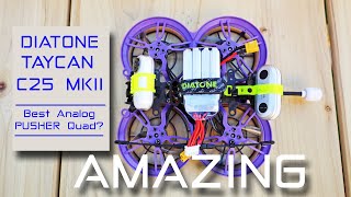 This Pusher FPV Quad Drone is really good Taycan C25 MKII  Review [upl. by Artema]