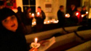 Christmas Eve Candlelight Service Haddam Neck Congregational Church December 24 2014 [upl. by Gerianna]