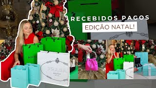 UNBOXING Recebidos pagos de Natal  Layla Monteiro [upl. by Nowyt466]