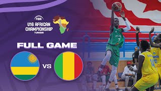 Rwanda v Mali  Full Basketball Game  FIBA U16 African Championship 2023 [upl. by Amiarom]