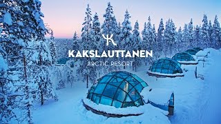 OFFICIAL  Kakslauttanen Arctic Resort in wintertime [upl. by Lyrad]