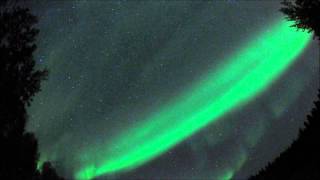 Northern lights over Fairbanks Alaska September 18 2012 [upl. by Donna]