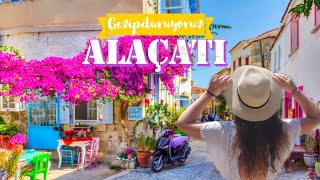 Çeşme Alaçatıda 1 gün Ne yapılır nereler gezilir   alaçatı vlog [upl. by Asikal]