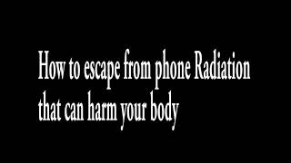 Prevention from phone Radiation by Dr Balasire [upl. by Humbert]