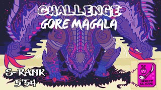 ┌MHXMHGEN┘ Trainingsschool  Challenge Gore Magala  SRank Solo  554 Insect Glaive [upl. by Vedette278]