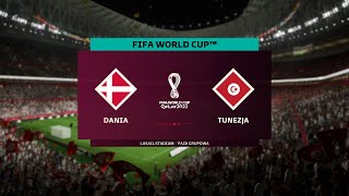 FIFA 23 WORLD CUP 8 Dania  Tunezja [upl. by Nie]