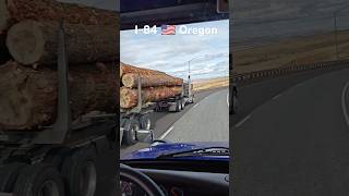 Montañas Peligrosas Oregon 🇺🇸 trailer travel trucker trucking camioneros [upl. by Ahsinyt831]