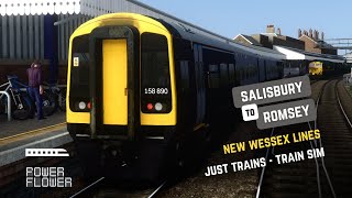 First Look  Salisbury to Romsey  New Train Sim DLC  Wessex Main Line [upl. by Ennaillek320]