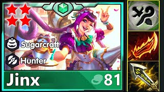 Worlds First 81Cost 4Star Jinx ⭐⭐⭐⭐ ft 9 Multistriker [upl. by Eeima863]